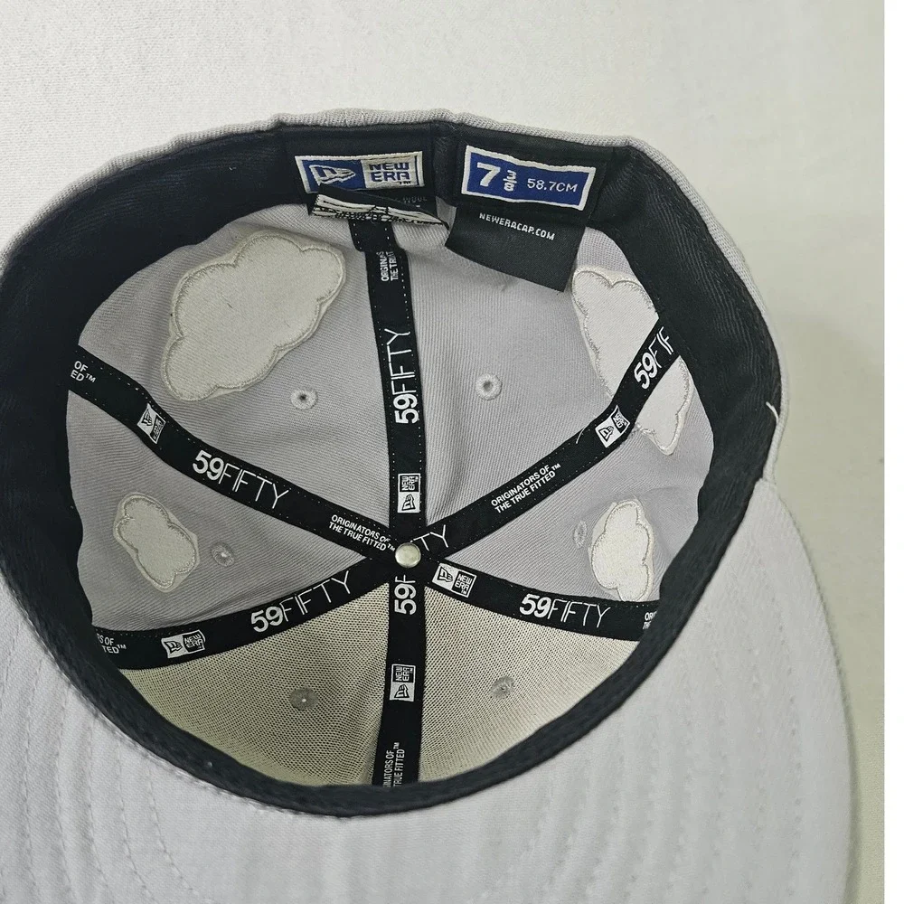 Rare New Era 59FIFTY Gray Cloud Aviator Character Hat 7 3/8 Japan? Ltd Release